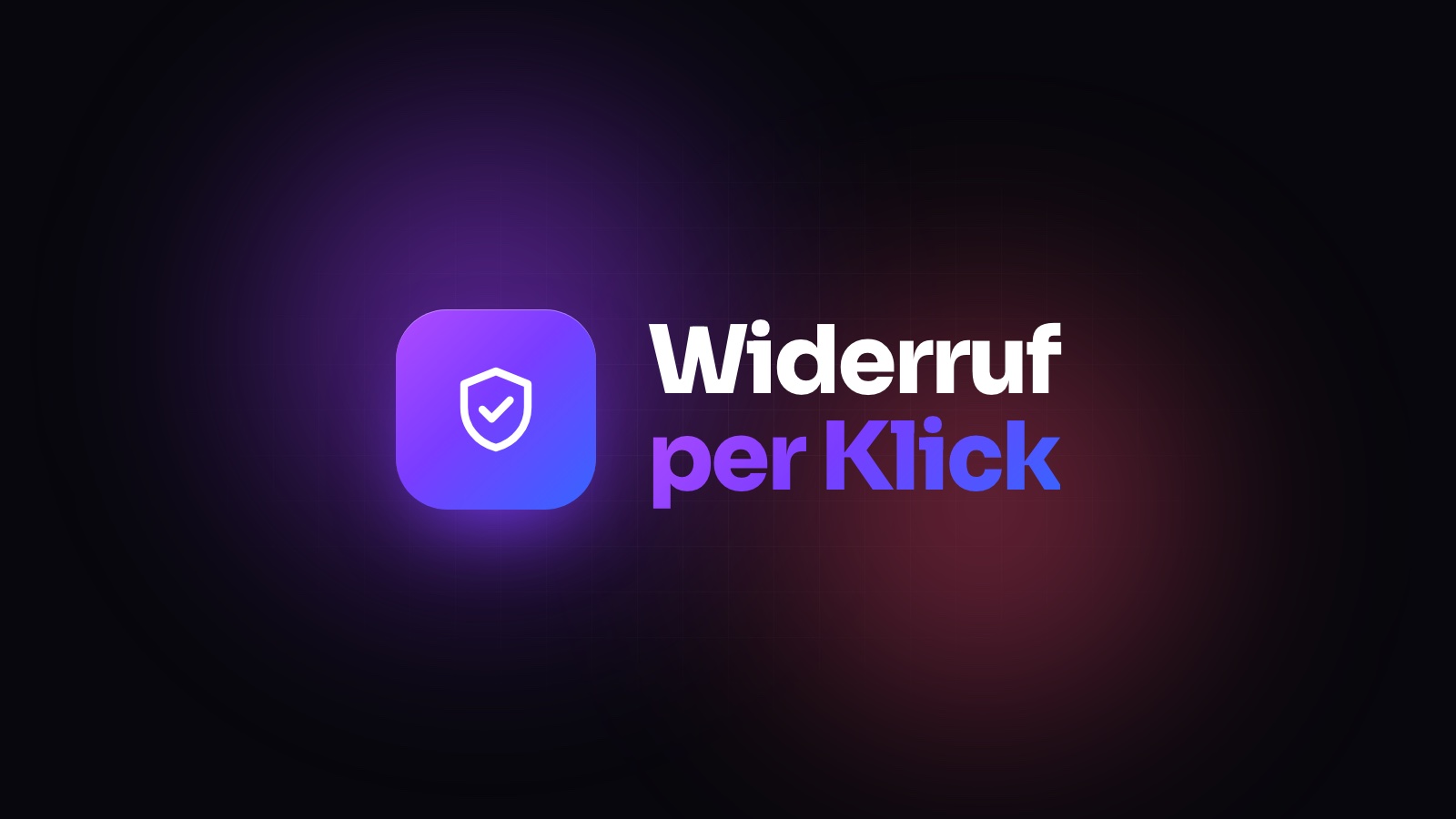Widerruf per Klick